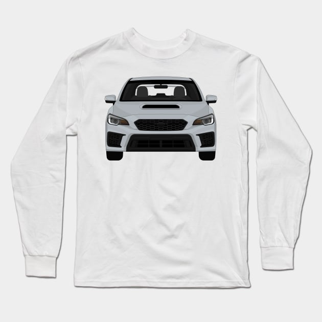 Wrx sti Ice-Silver Long Sleeve T-Shirt by VENZ0LIC